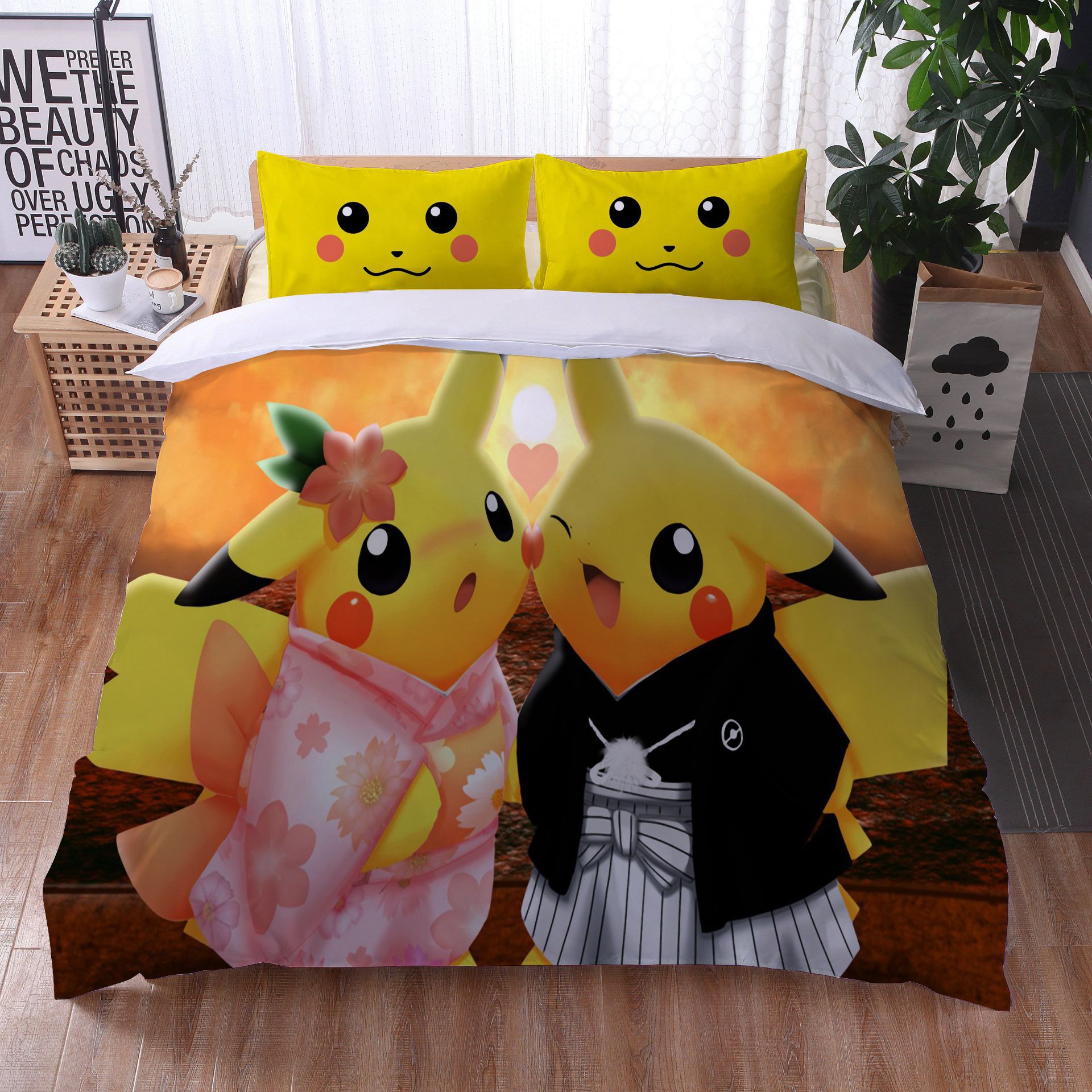 Funda Nórdica Pokemon Pikachu Pareja