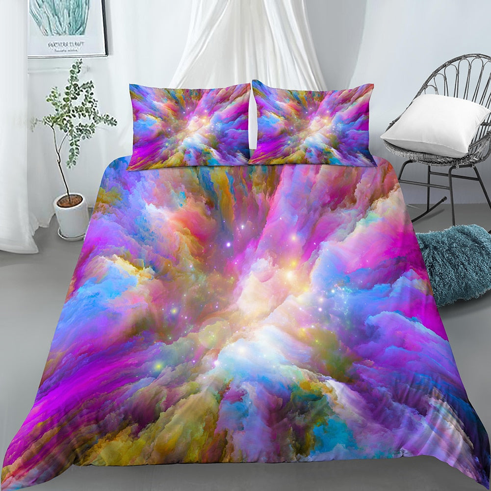 Funda Nórdica Smokey Psicodélico