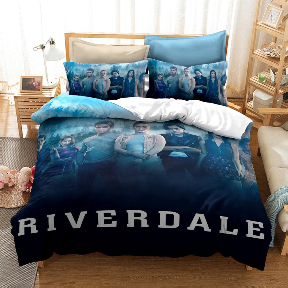 Riverdale Azul Funda Nórdica