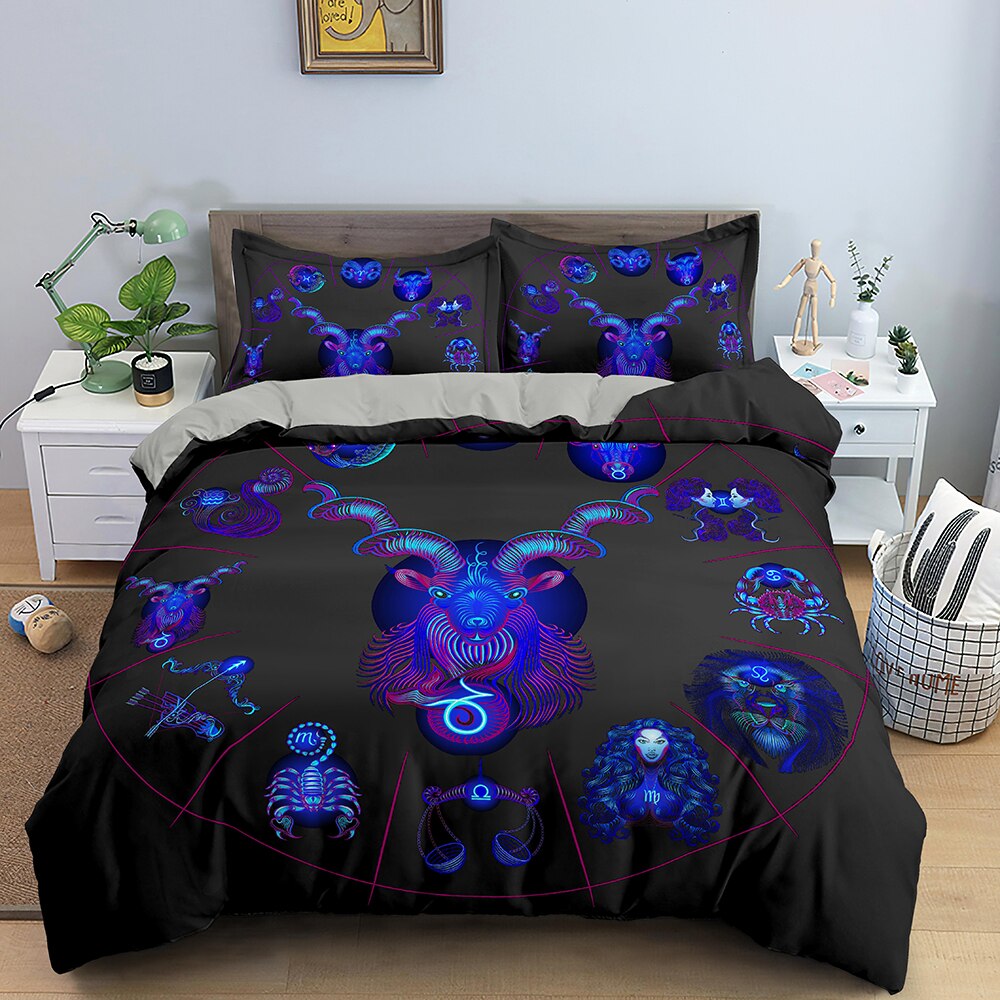 Signo Astrológico De Capricornio Funda Nórdica