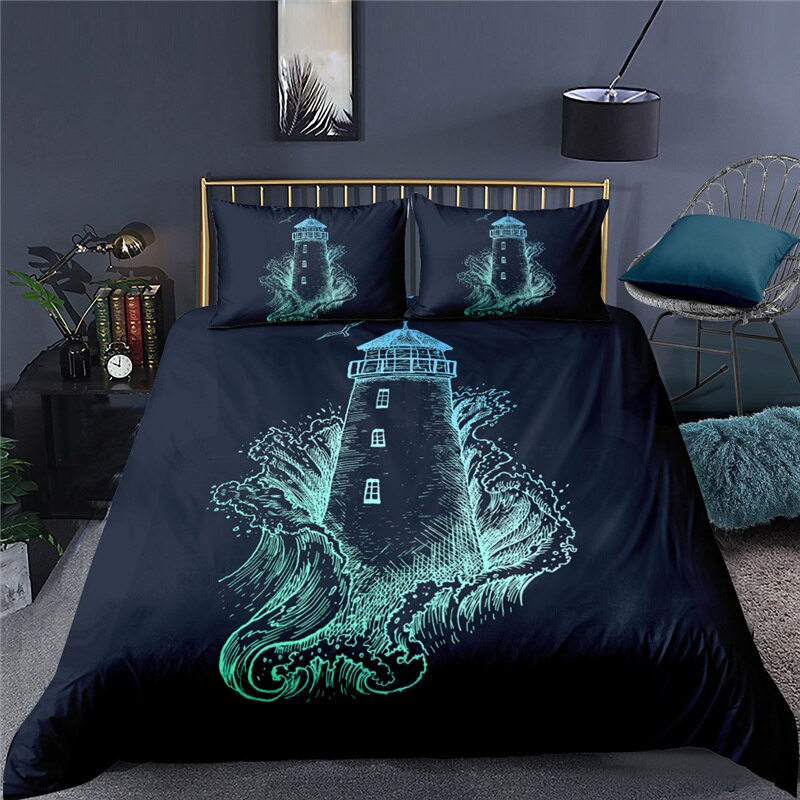Funda Nórdica Faro Sirena Verde