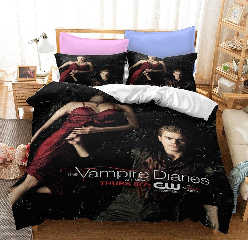 The Vampire Diaries Stefan Y Elena Funda Nórdica