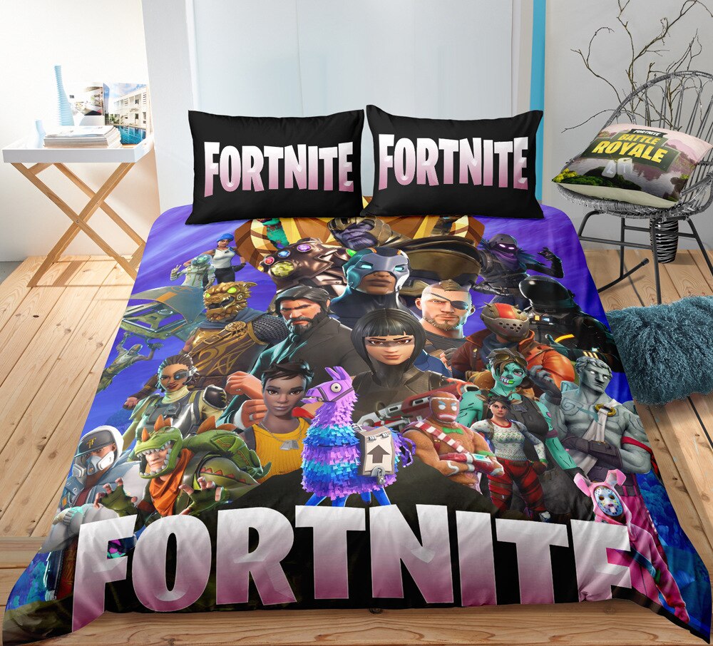 Funda Nórdica Todos Los Personajes De Fortnite