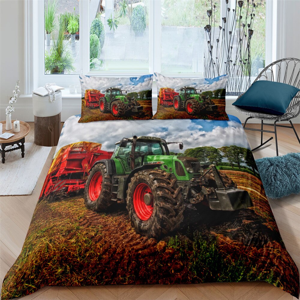 Tractor Y Remolque Funda Nórdica