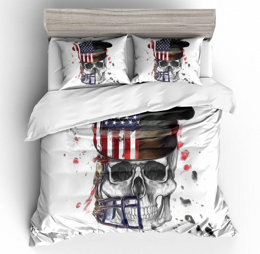 Cráneo Americano Vintage Funda Nórdica