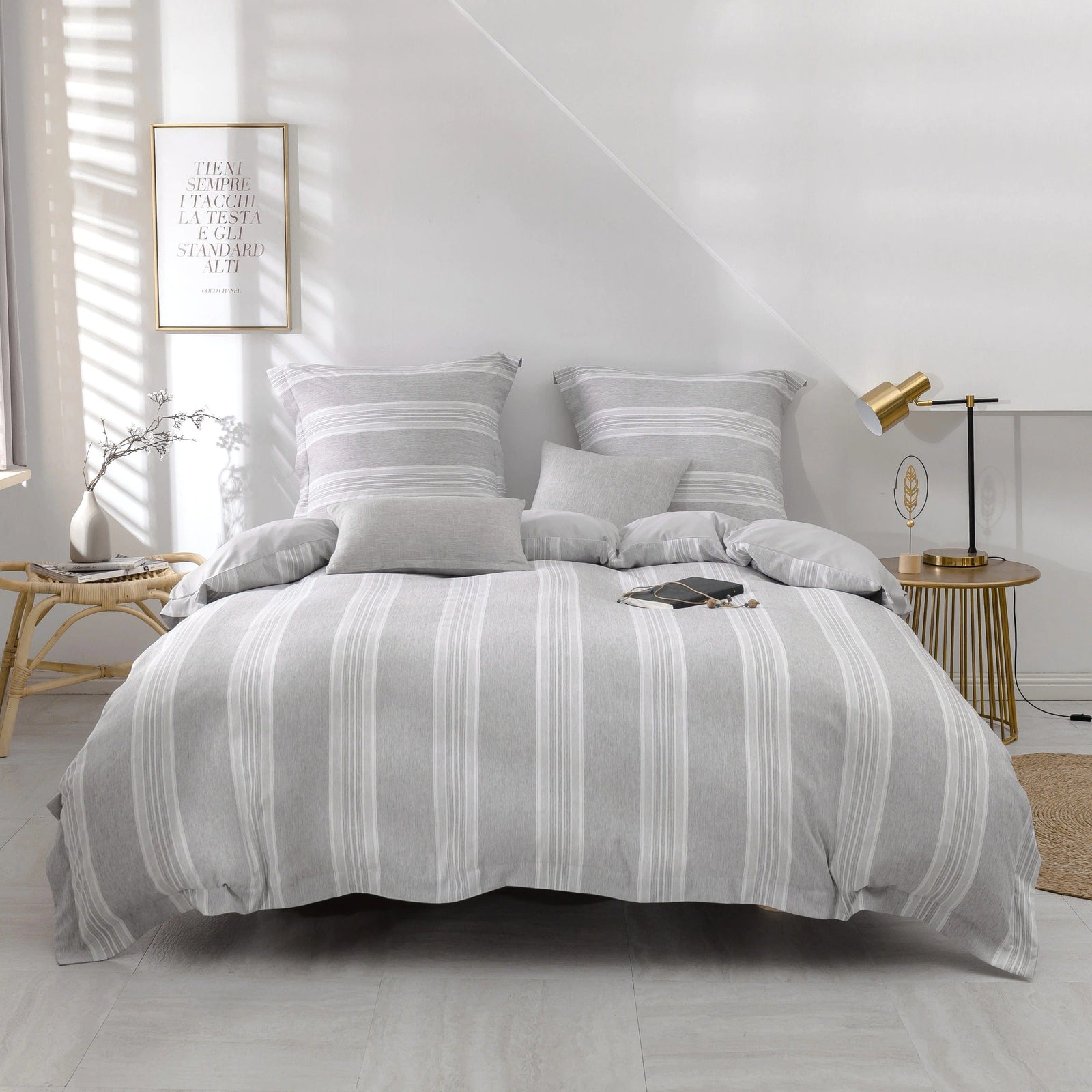 Funda Nórdica 200x200 Gris