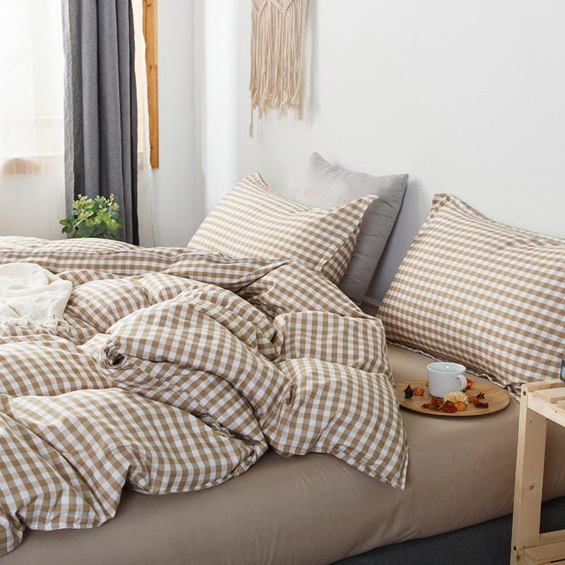 Funda Nórdica 220x240 Beige Marrón