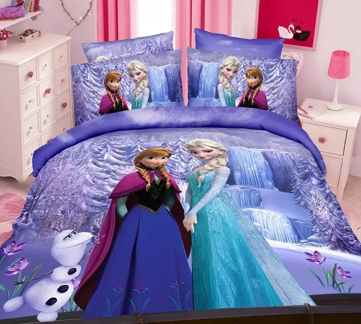 Anna Y Elsa Aux Cascades Funda Nórdica