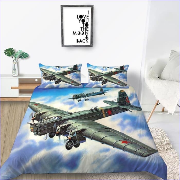 Funda Nórdica Avión Heinkel