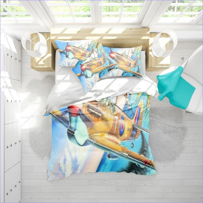 Avión Spitfire Funda Nórdica