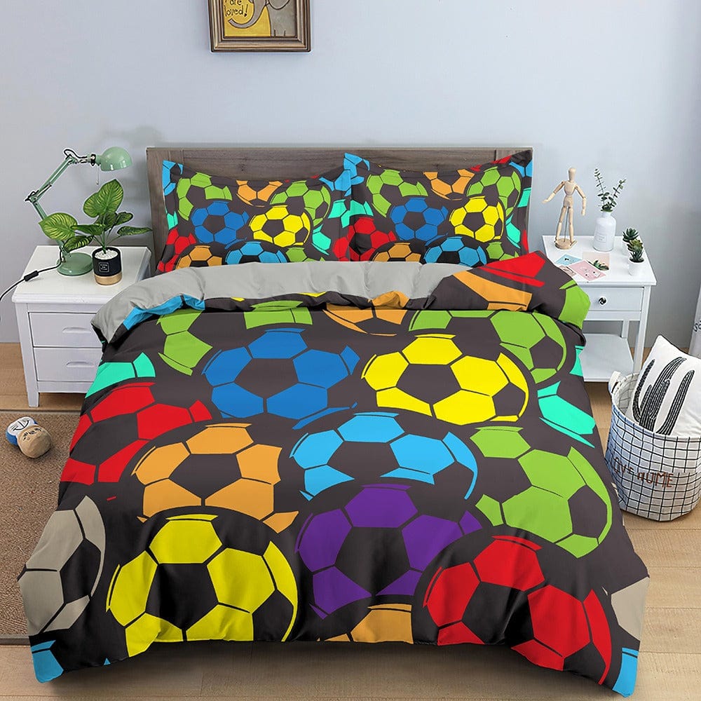 Funda Nórdica Balón De Fútbol Multicolor