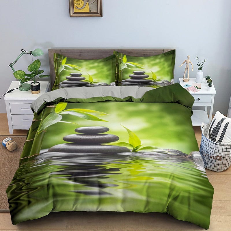 Funda Nórdica De Guijarros De Bambú