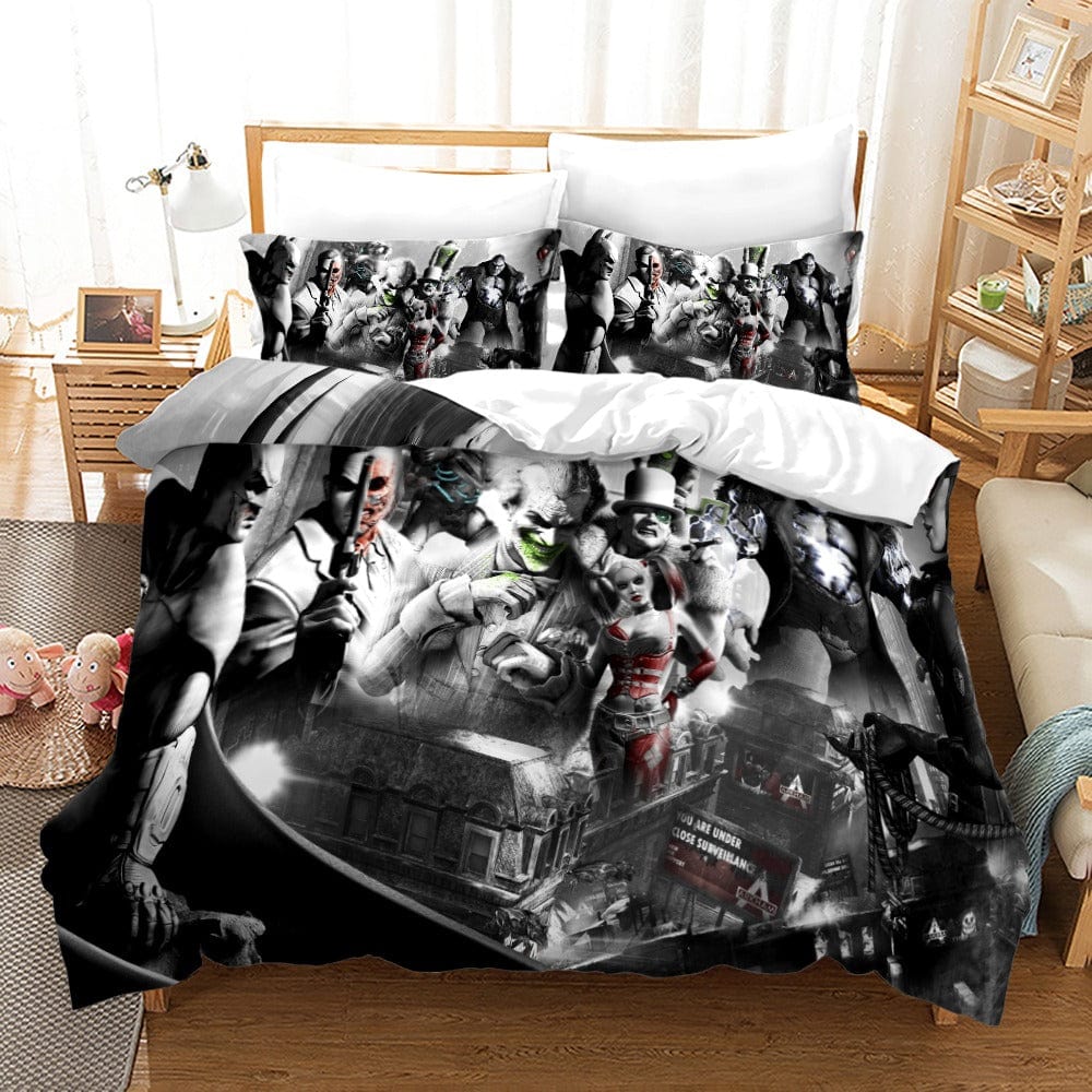 Funda Nórdica Batman Blanco Y Negro