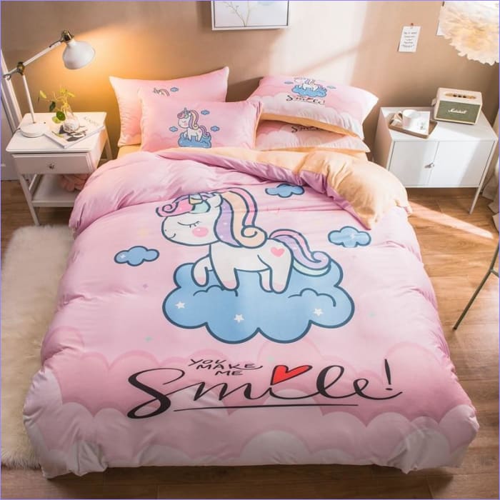 Bebé Unicornio Sonrisa Funda Nórdica