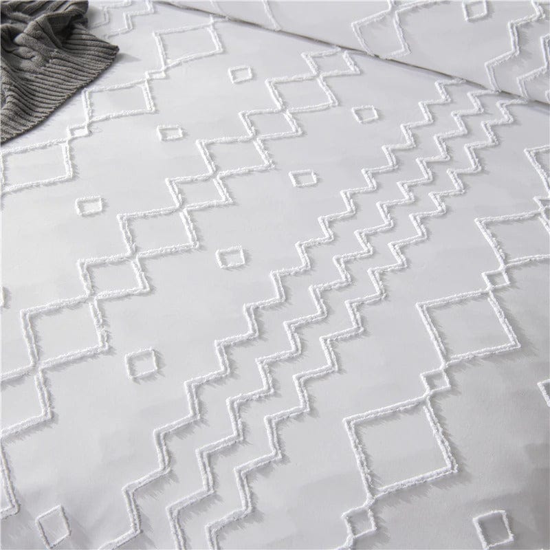 Funda Nórdica Blanca Bordada