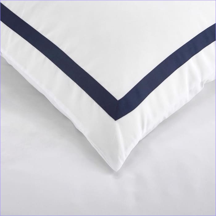 Funda Nórdica Blanca Y Azul