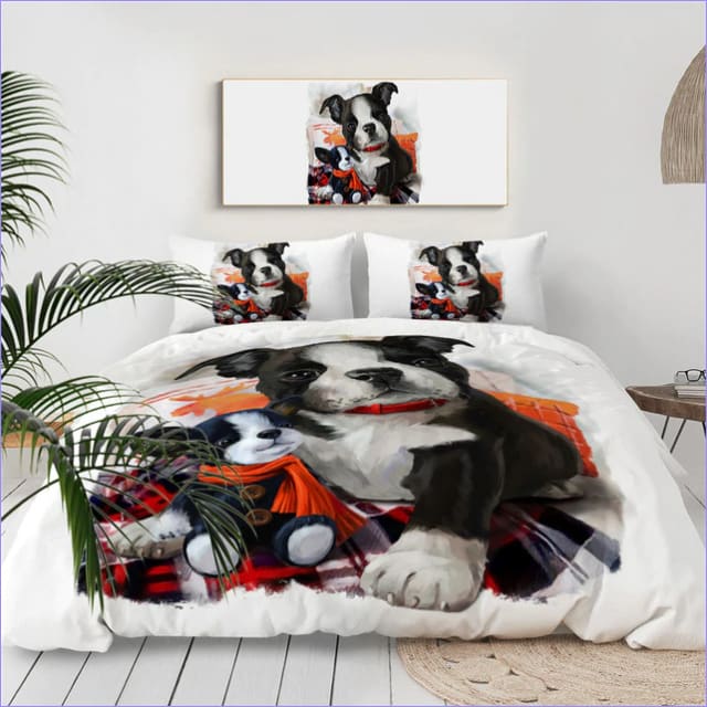 Boston Terrier Funda Nórdica