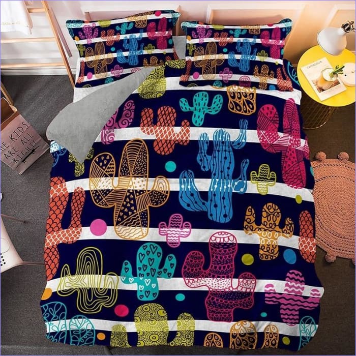 Funda Nórdica Cactus Psicodélico