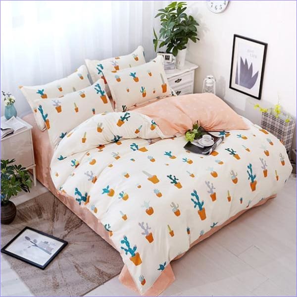 Cactus En Maceta Funda Nórdica