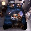 Gato Galaxia Funda Nórdica