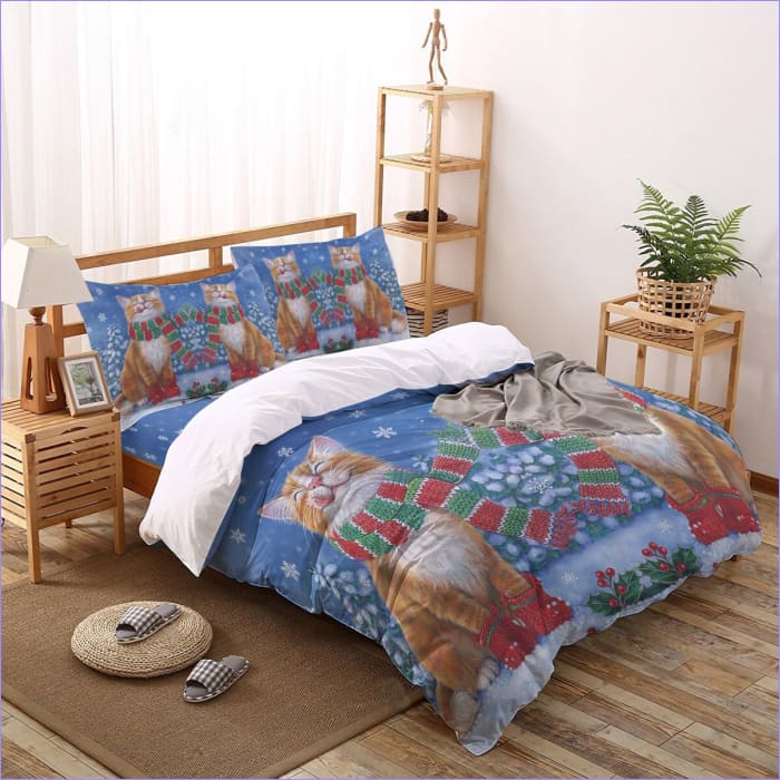 Gato De Vacaciones Funda Nórdica