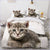 Gatito Realista Funda Nórdica