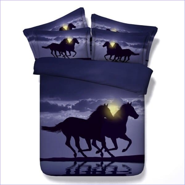 Caballo De Paseo Romántico Funda Nórdica