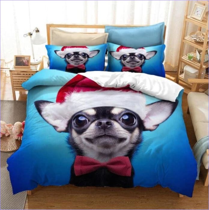 Perro De Navidad Funda Nórdica