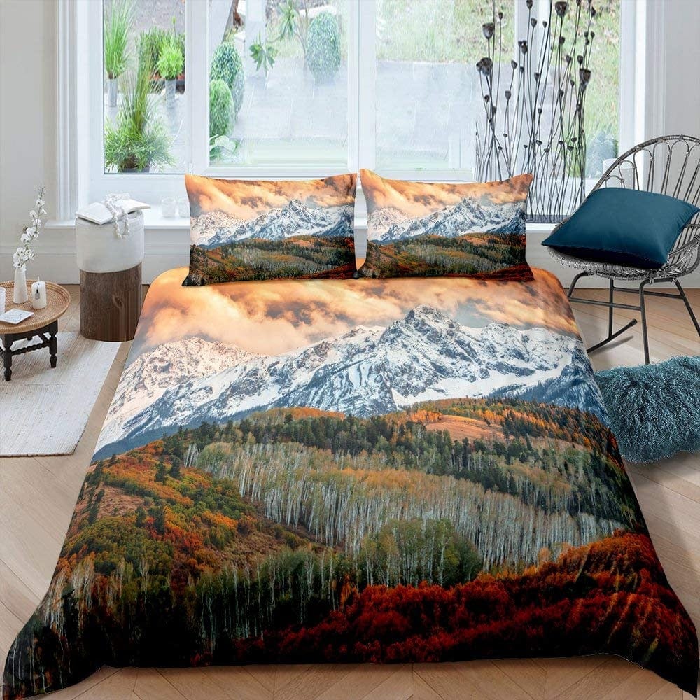 Funda Nórdica Decorativa Paisaje De Montaña