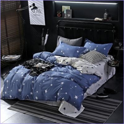 Funda Nórdica Niño Cosmonautas Cielo Estrellado