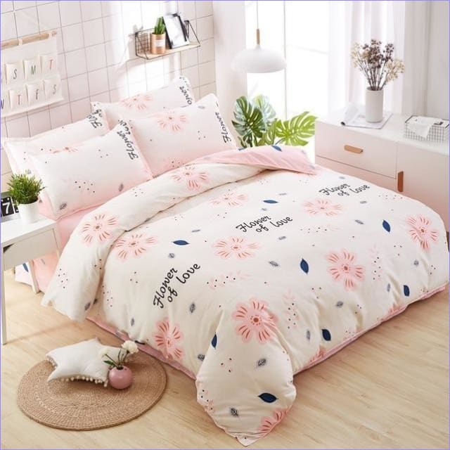 Funda Nórdica Floral Flores Y Amor