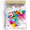 Funda Nórdica Graffiti Fútbol Multicolor