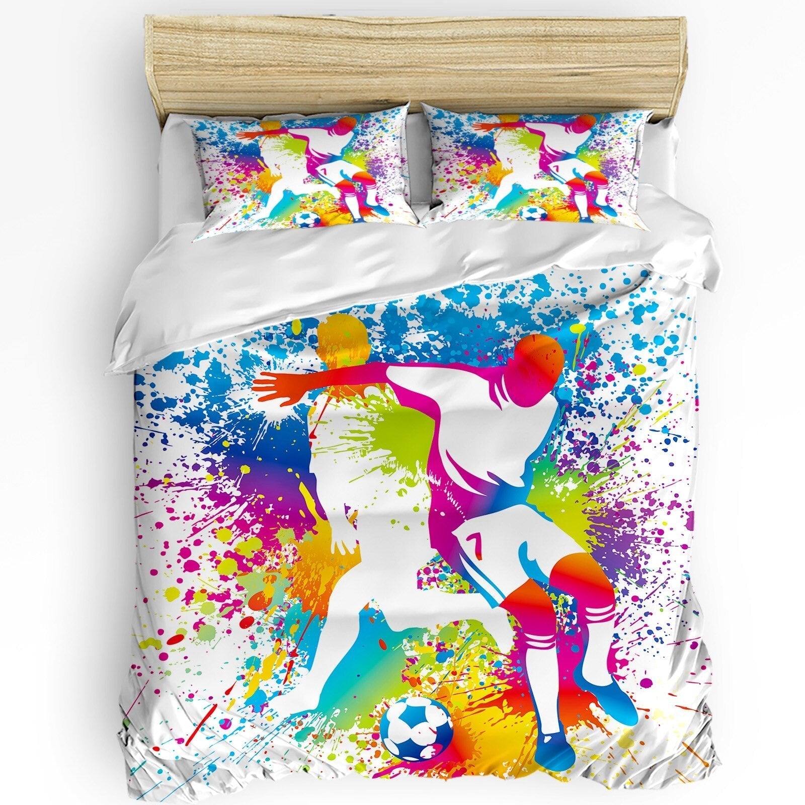 Funda Nórdica Fútbol 1v1 Multicolor