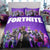 Funda Nórdica Individual Fortnite Púrpura