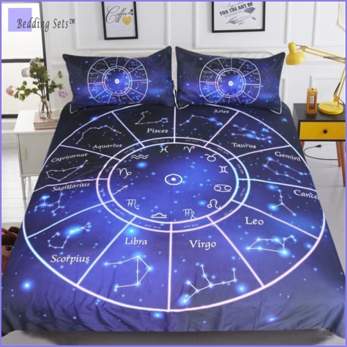 Astrología Signo Galaxy Funda Nórdica