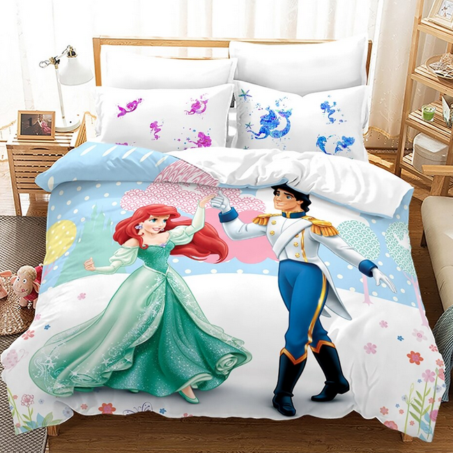 La Sirenita Y El Príncipe Funda Nórdica