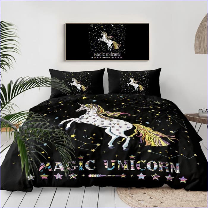 Constelación Unicornio Funda Nórdica