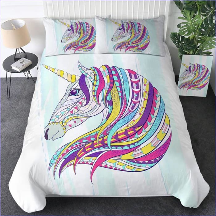 Unicornio Mandala Funda Nórdica