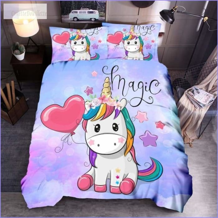 Unicornio De Fiesta Funda Nórdica