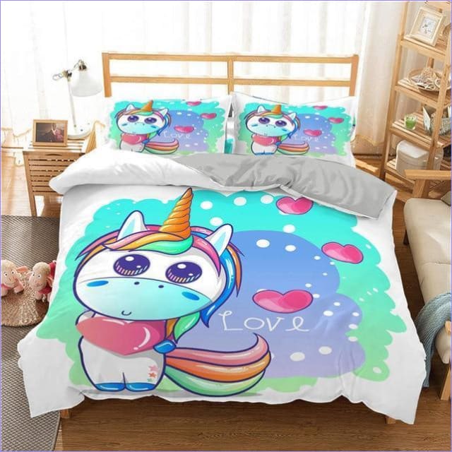 Unicornio Estilo Japonés Funda Nórdica