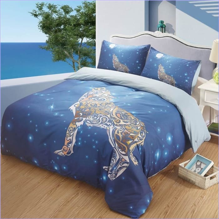 Lobo Arabesco Funda Nórdica