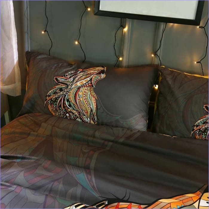 Lobo Bohemio Funda Nórdica