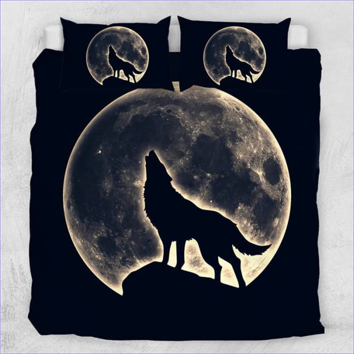 Hombre Lobo Y Luna Funda Nórdica