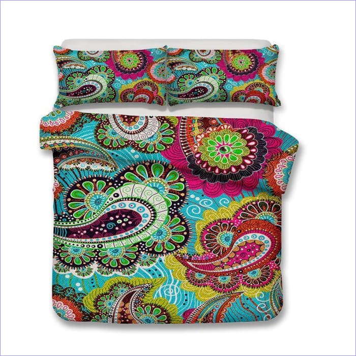 Mandala Colorida Y Florida Funda Nórdica