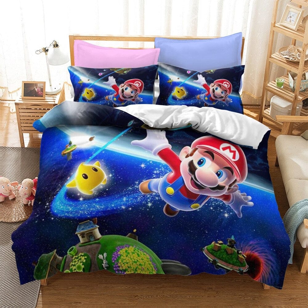Funda Nórdica Doble Mario Galaxy