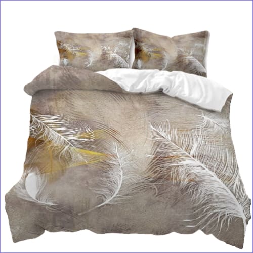 Funda Nórdica De Plumas Vintage Marrón