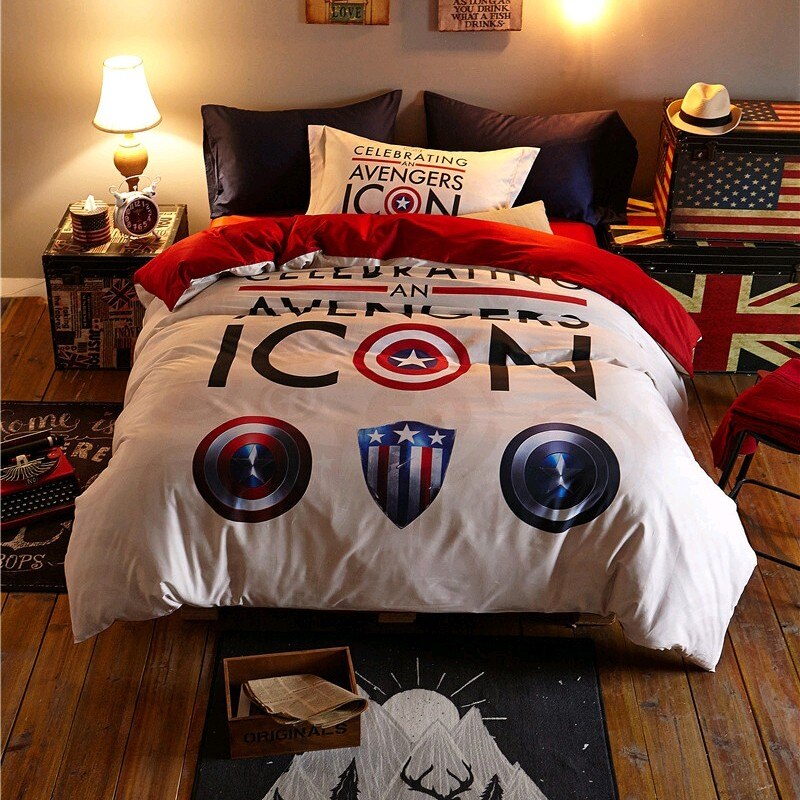 Funda Nórdica Marvel Capitán América Icon 100% Algodón