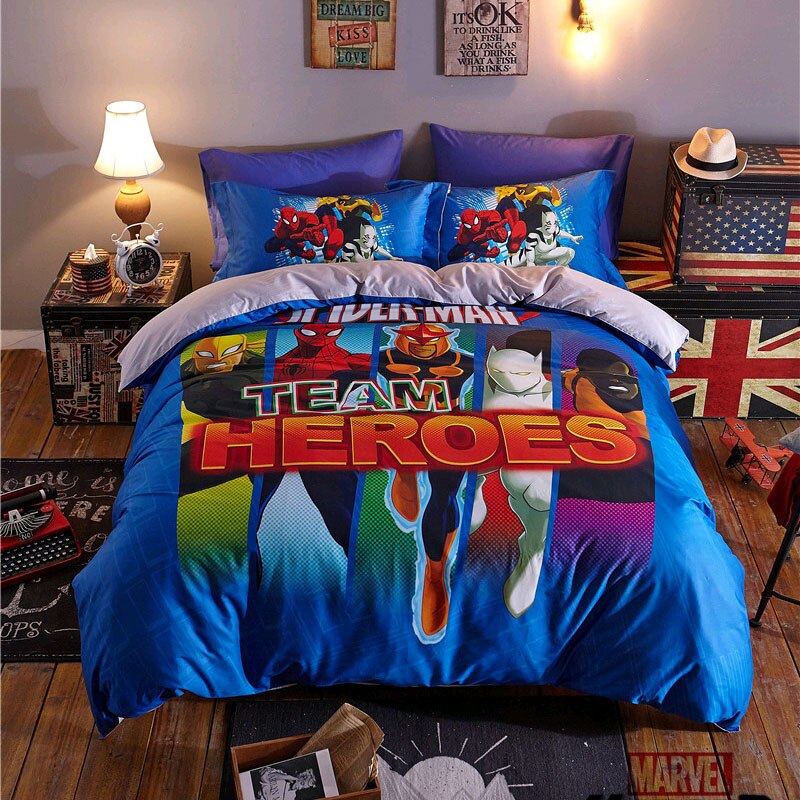 Funda Nórdica Marvel Team Hero Vengadores 100% Algodón