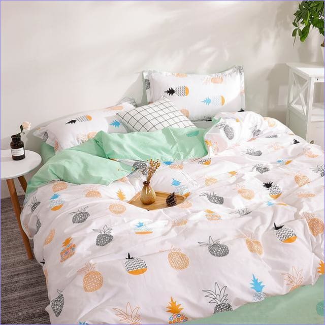 Funda Nórdica Moderna De Piña Multicolor