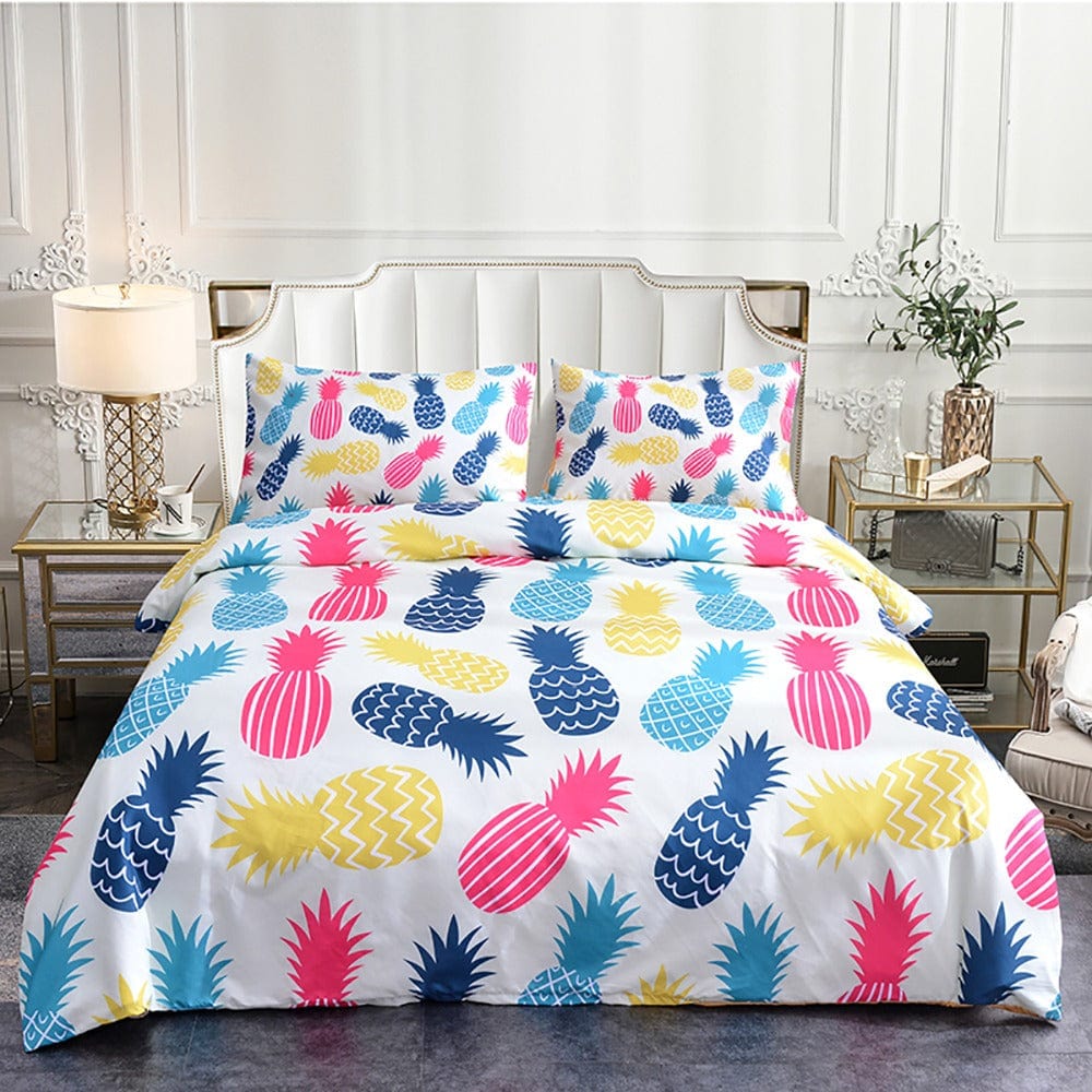 Patrón De Piña Multicolor Funda Nórdica